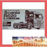Scania R620 6X4 Highline Body Parts Set [TAMIYA]
