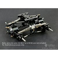 Leaf Spring Suspension for Rear Axles w/upgraded linkages (X-8002-B+) [LESU]