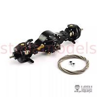 Front Axle (FF) with diff lock and hex adaptor (Q-9006) [LESU]