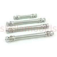 Stainless Steel Drive Shaft Set for 1/12 MC8 Military Truck