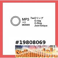 7mm O-Ring (MP3 x2) #19808069 [TAMIYA]